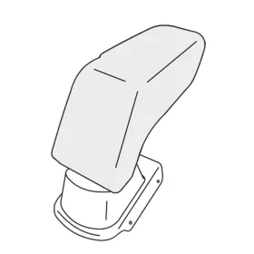   Könyöktámasz Fiat 500e 2020- (csak elektromos verzió, adapter)