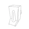 Könyöktámasz Fiat Panda 2003-2012 (csak adapter)