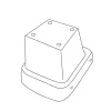 Könyöktámasz Opel Agila 2007-2015 (csak adapter)