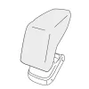 Könyöktámasz Honda Jazz 2008-2014 (csak adapter)