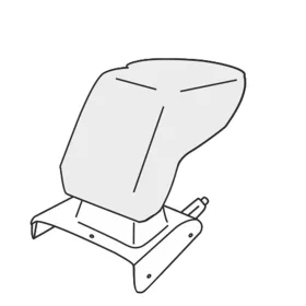 Könyöktámasz Chevrolet Orlando 2011-2018 (csak adapter)
