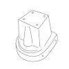 Könyöktámasz Chevrolet Aveo 2006-2011 (csak adapter)