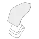 Könyöktámasz Chevrolet Aveo 2011-2015 (csak adapter)