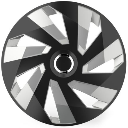 Dísztárcsa 14" Vector Ring Chrome Black&Silver