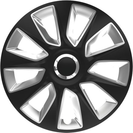 Dísztárcsa 14" Stratos Ring Chrome Black & Silver
