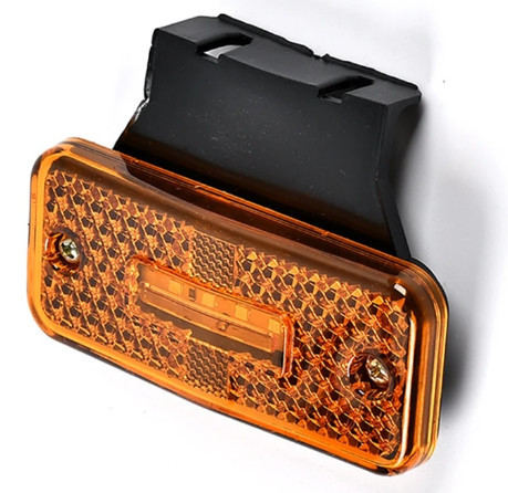 4 LED-es szélességjelző - sárga 12-24V - E jeles