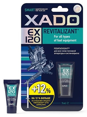 XADO EX120 gél üzemanyag-adagolókhoz - 9ml