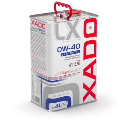 XADO ATOMIC Luxury Drive 0W-40 szintetikus motorolaj - 4 liter
