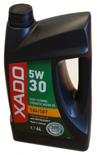 XADO 5W-30 504/507 szintetikus motorolaj - 4liter (műanyag flakon)