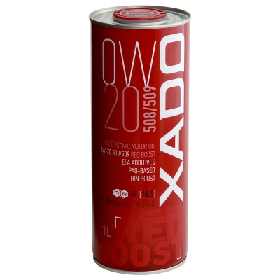 XADO Atomic Oil 0W-20 508/509 RED BOOST szintetikus motorolaj - 1liter