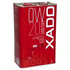   XADO Atomic Oil 0W-20 508/509 RED BOOST szintetikus motorolaj - 4liter