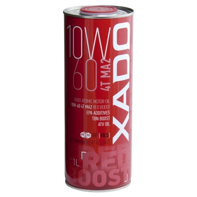 XADO 10W-60 4T MA2 RED BOOST szintetikus motorolaj - 1liter