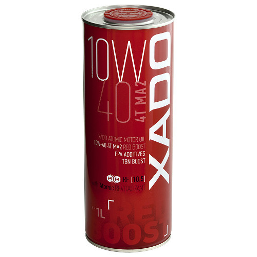 XADO 10W-40 4T MA2 RED BOOST motorolaj - 1liter