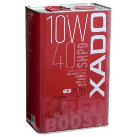   XADO Atomic Oil 10W-40 SHPD (SL/CI-4) Red Boost félszintetikus motorolaj - 4liter