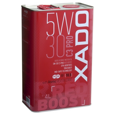 XADO 5W-30 C3 Pro RED BOOST szintetikus motorolaj - 4liter