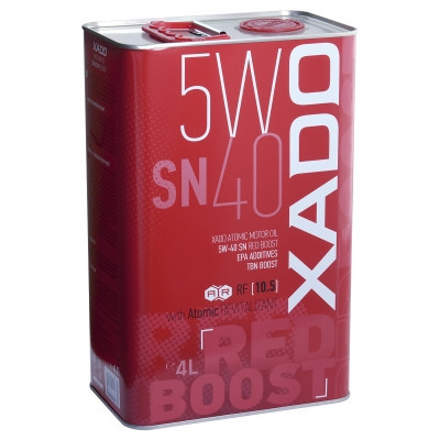 XADO 5W-40 SN RED BOOST szintetikus motorolaj - 4liter