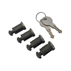 Hakr zárkészlet (4 zár + 2 kulcs)